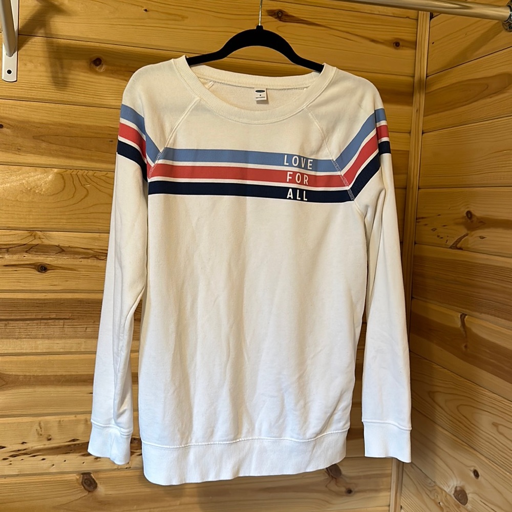 “Love for All” Old Navy crew neck